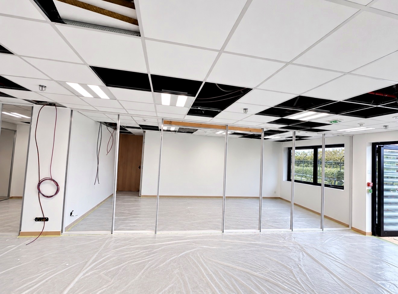 Plafond de bureau
